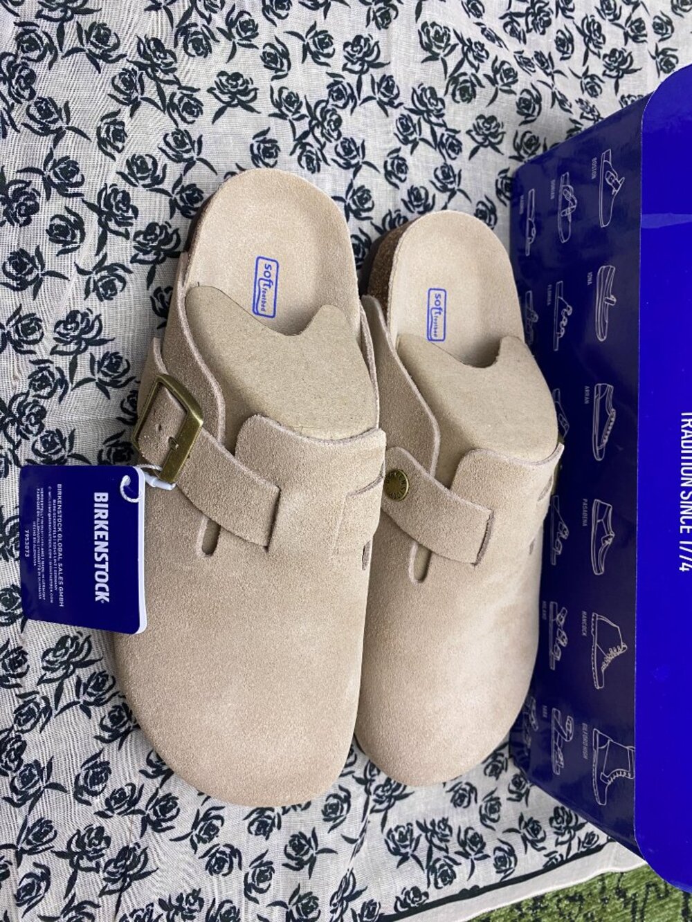 Birkenstock Boston Clogs in Taupe - Picture 2 of 3